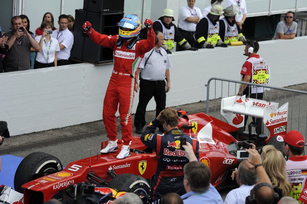 Tabellen er opmuntrende ferielæsning for Alonso - han er klart bedste bud på en verdensmester 2012
(Foto: Ferrari Media)
